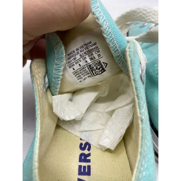 CONVERSE Sneakers White Green Men's Size 4 - Picture 6 of 7